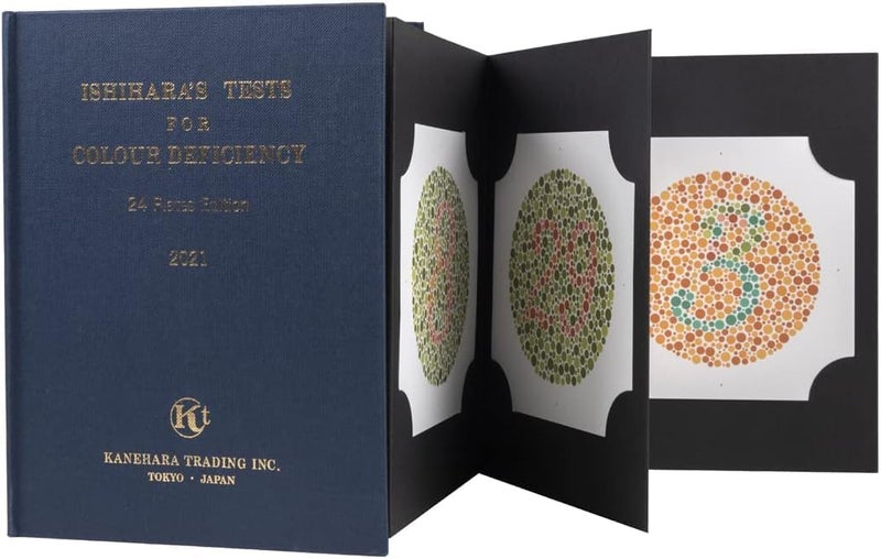 Cosmid Ishihara Test Chart Books for Color Deficiency 24 Plates. - Image 2